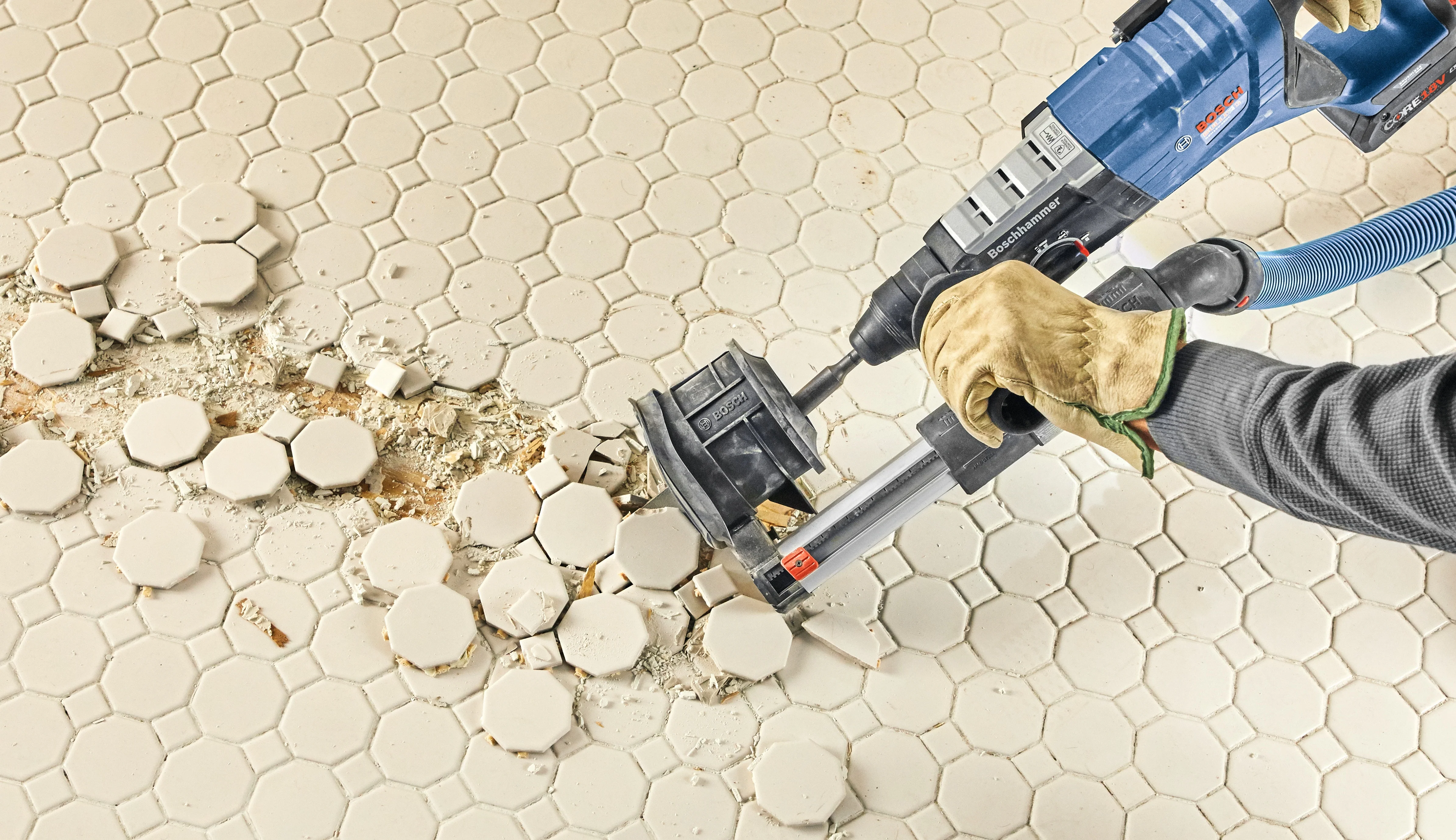Bosch 1-1/2" x 10" SDS Plus® Bulldog™ Xtreme Tile Chisel - Image 5