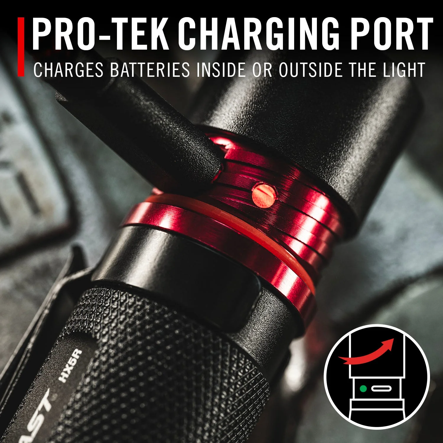 Coast HX5R Rechargeable Pure Beam Focusing Flashlight - Image 7