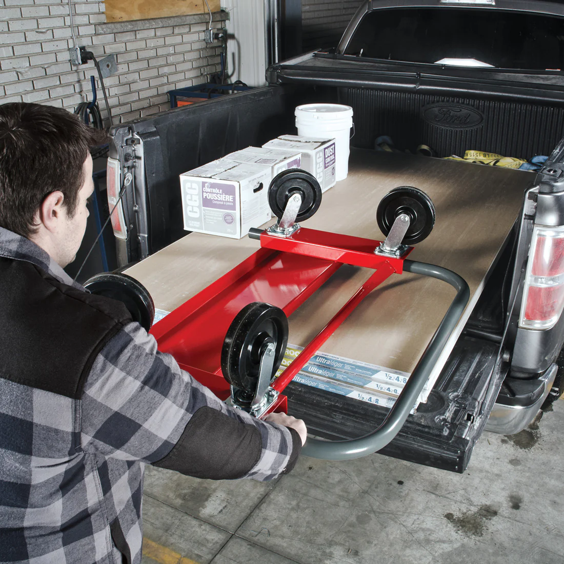 Metaltech Wall Hauler Series 3600 Drywall Cart - Image 2