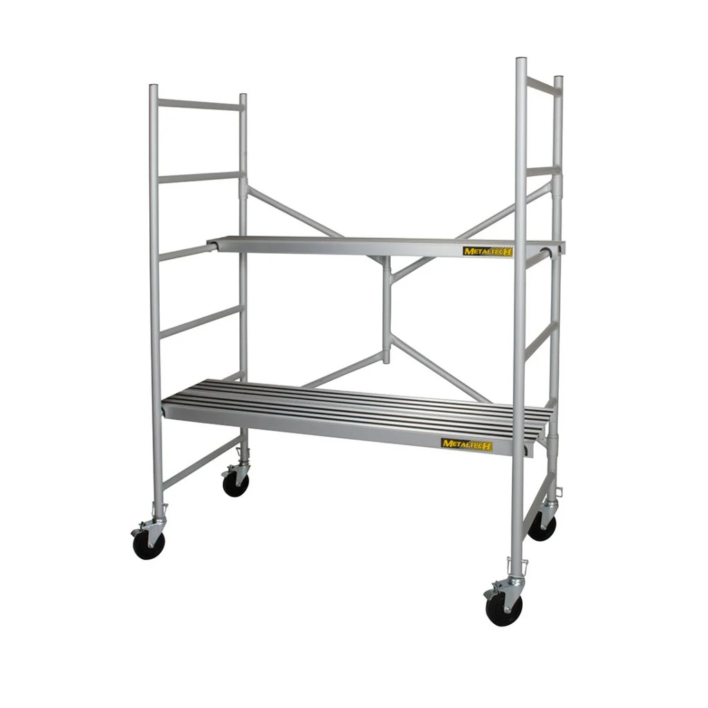 Metaltech Aluminum Series Mobile Scaffold - 6ft
