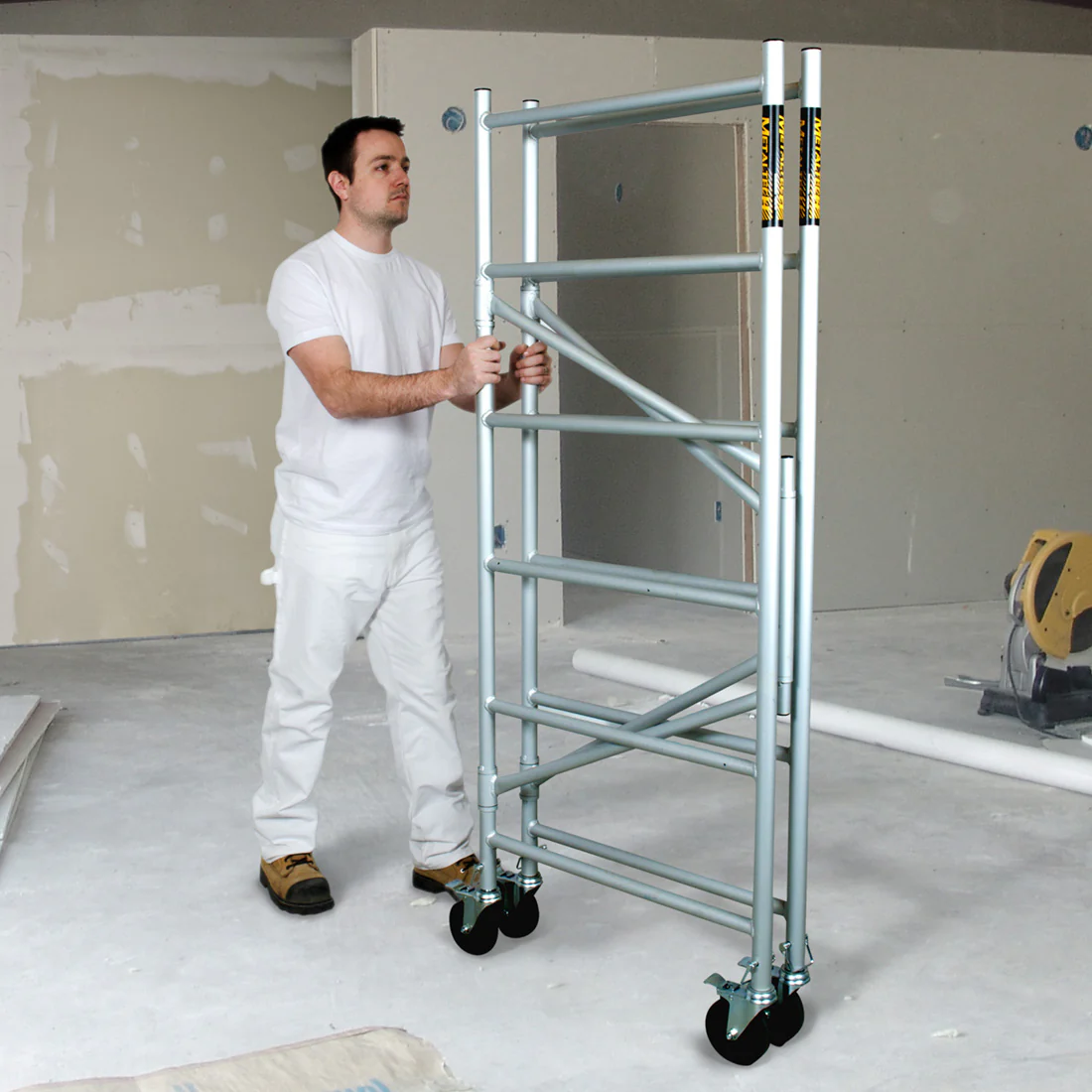 Metaltech Aluminum Series Mobile Scaffold - 6ft - Image 3