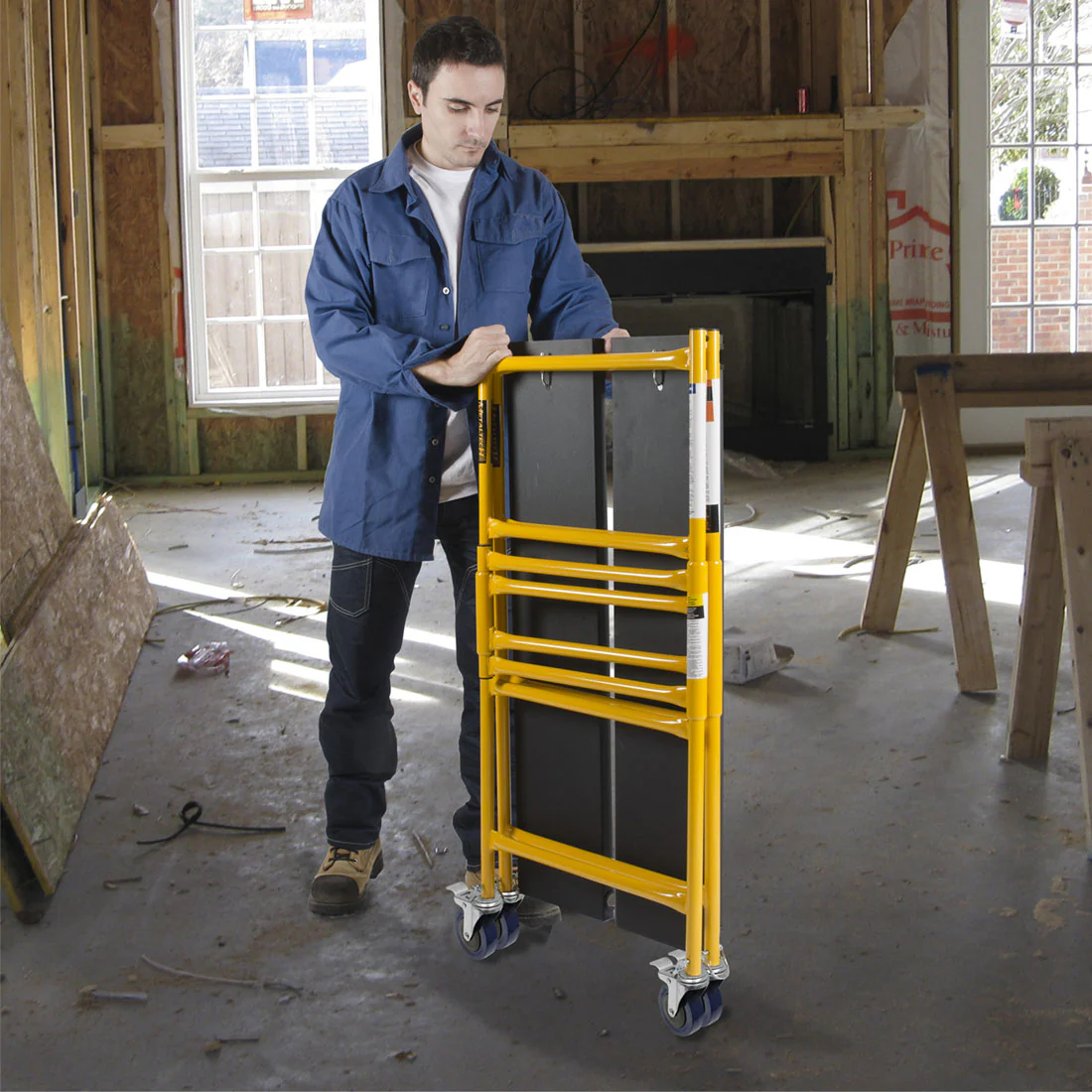 Metaltech Jobsite Series Basic Mini Portable Scaffold - 4ft - Image 3