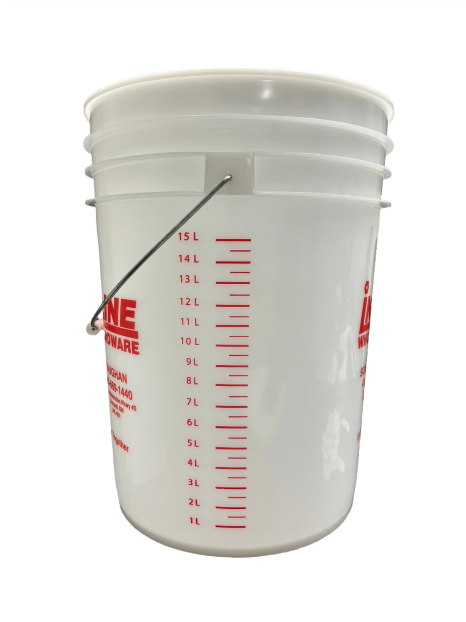 Interline Graduated Plastic Pail With Measurements - 20L (5.5 gal.) - Image 3