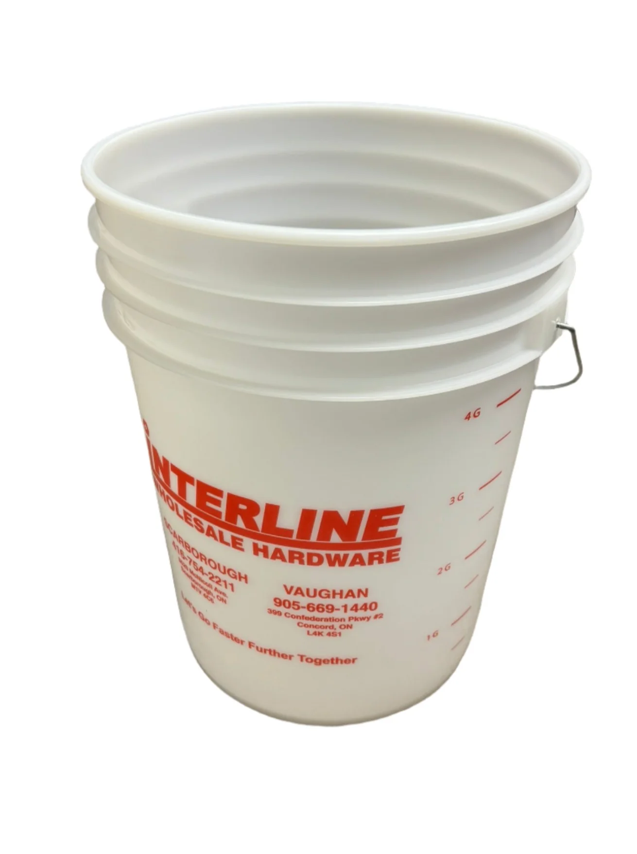Interline Graduated Plastic Pail With Measurements - 20L (5.5 gal.) - Image 4