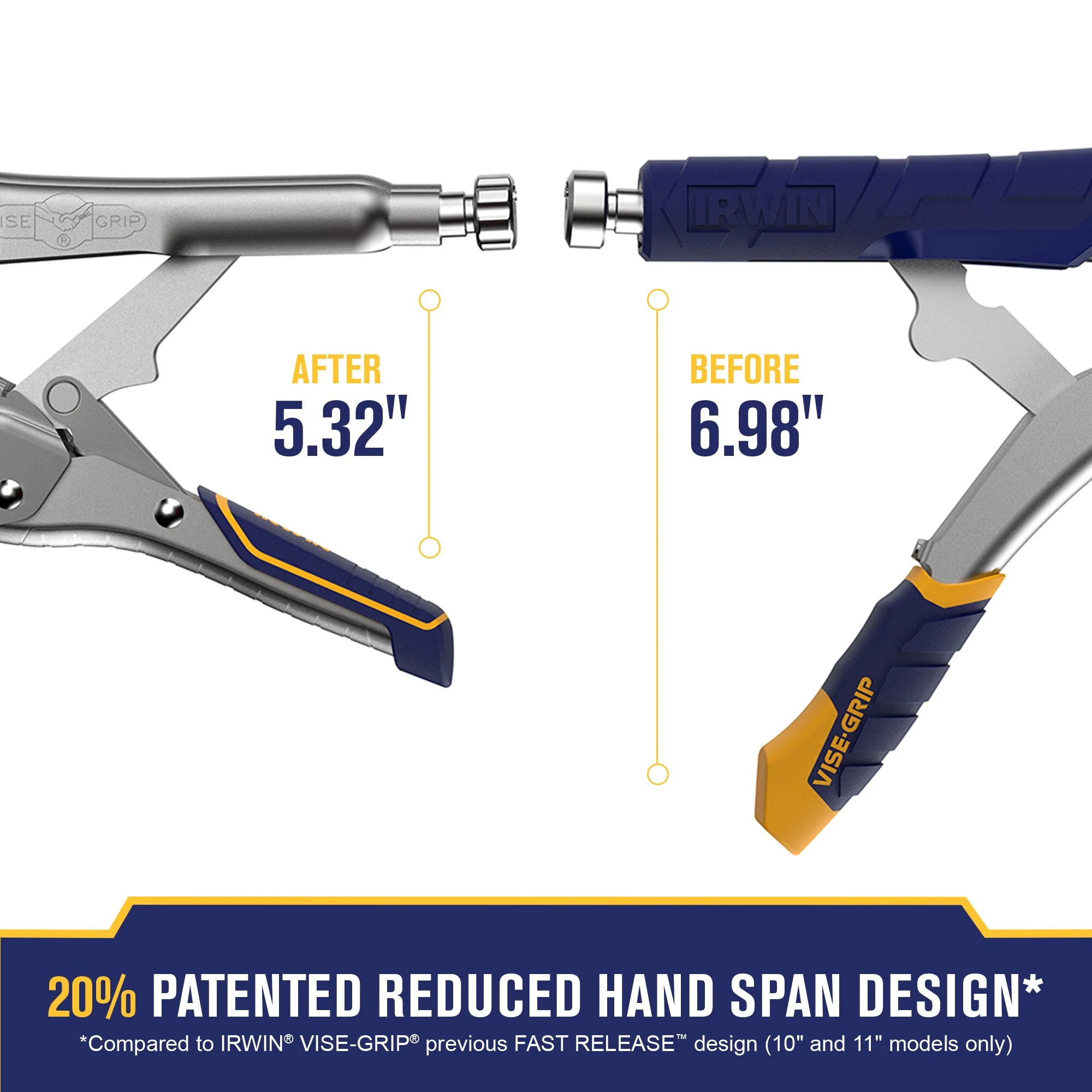 Irwin Vise-Grip Fast Release 11" C-Clamp Locking Welding Pliers - Image 10
