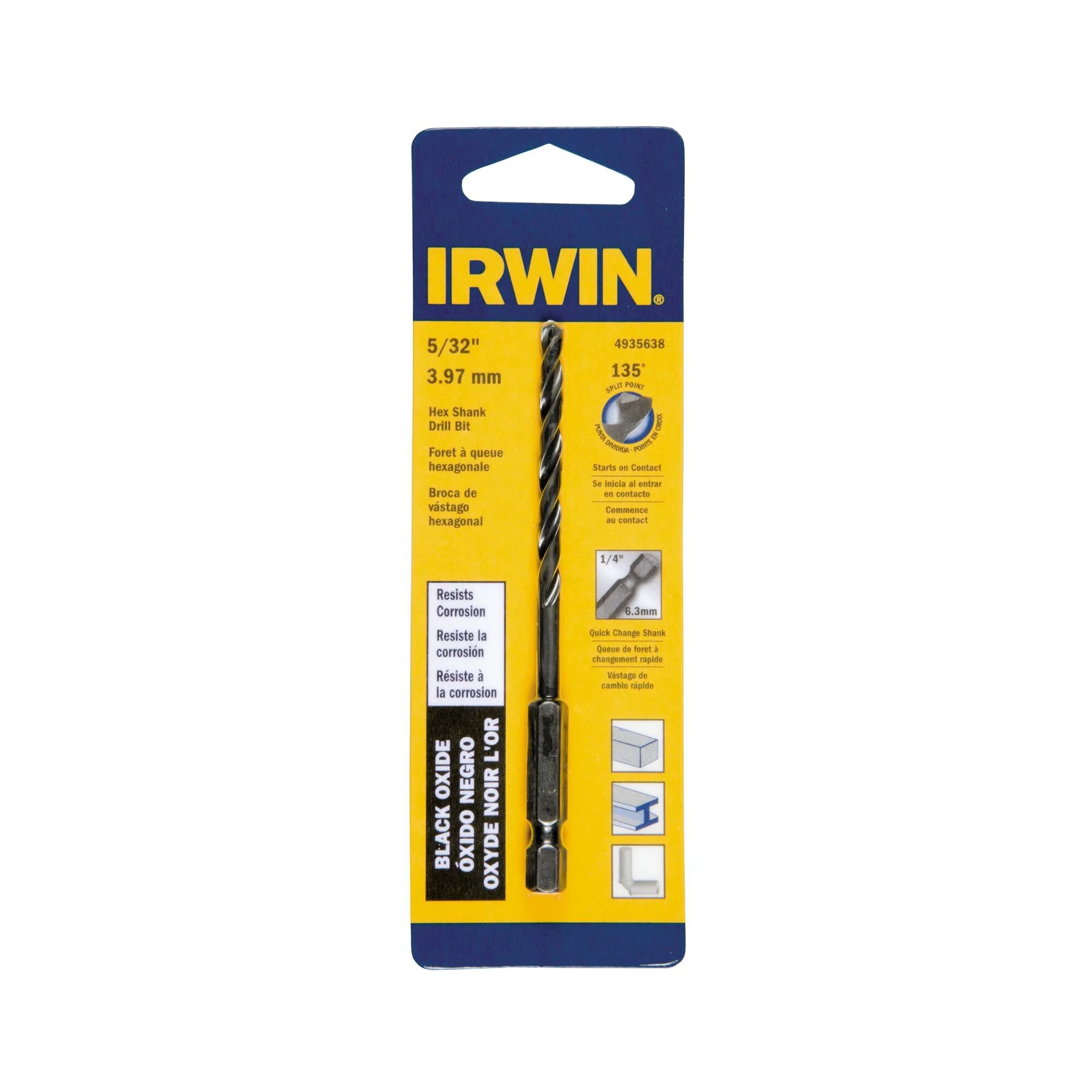 Irwin Black Oxide Hex Shank Drill Bit - Image 3