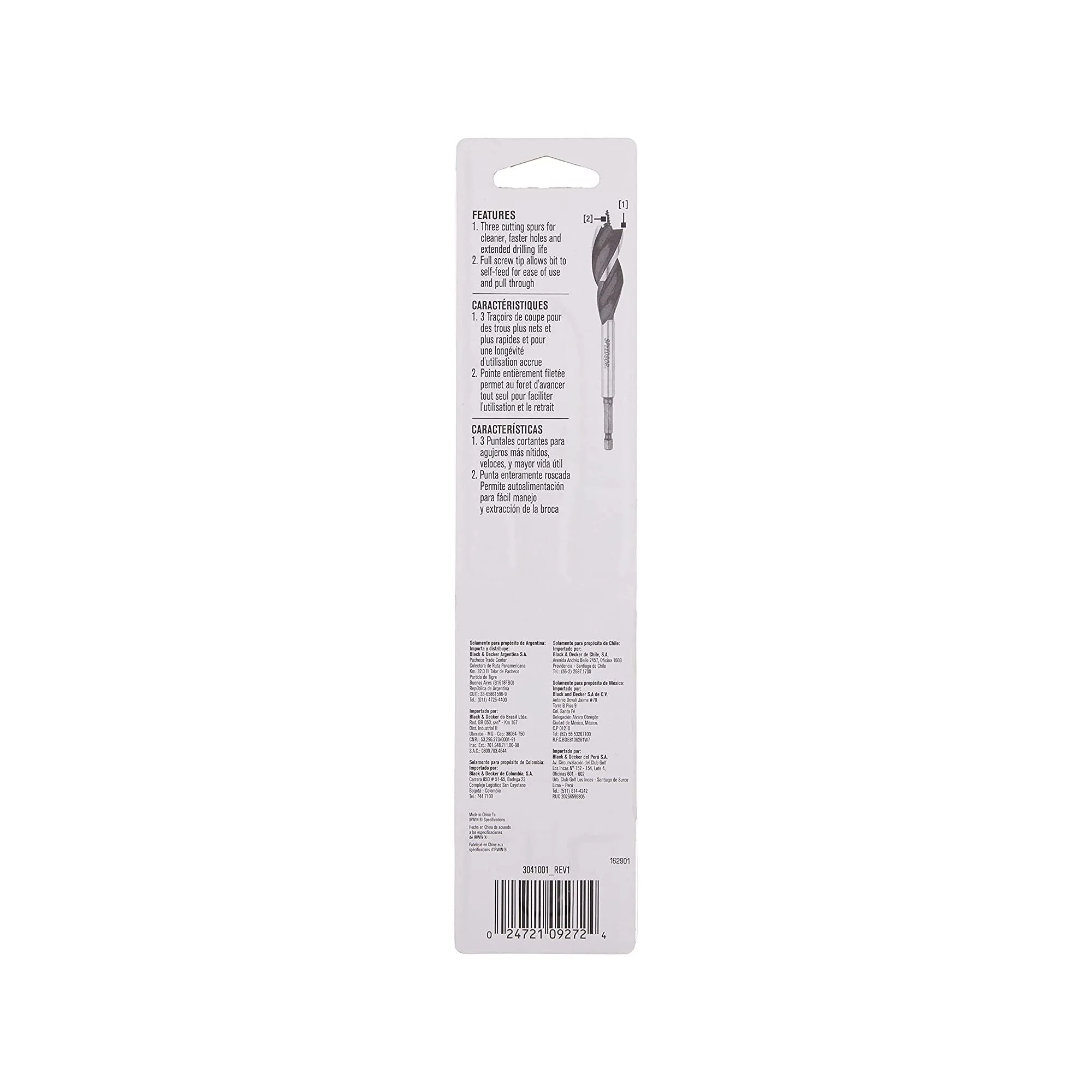Irwin Speedbor Tri-Flute Wood Drill Bit - Image 15