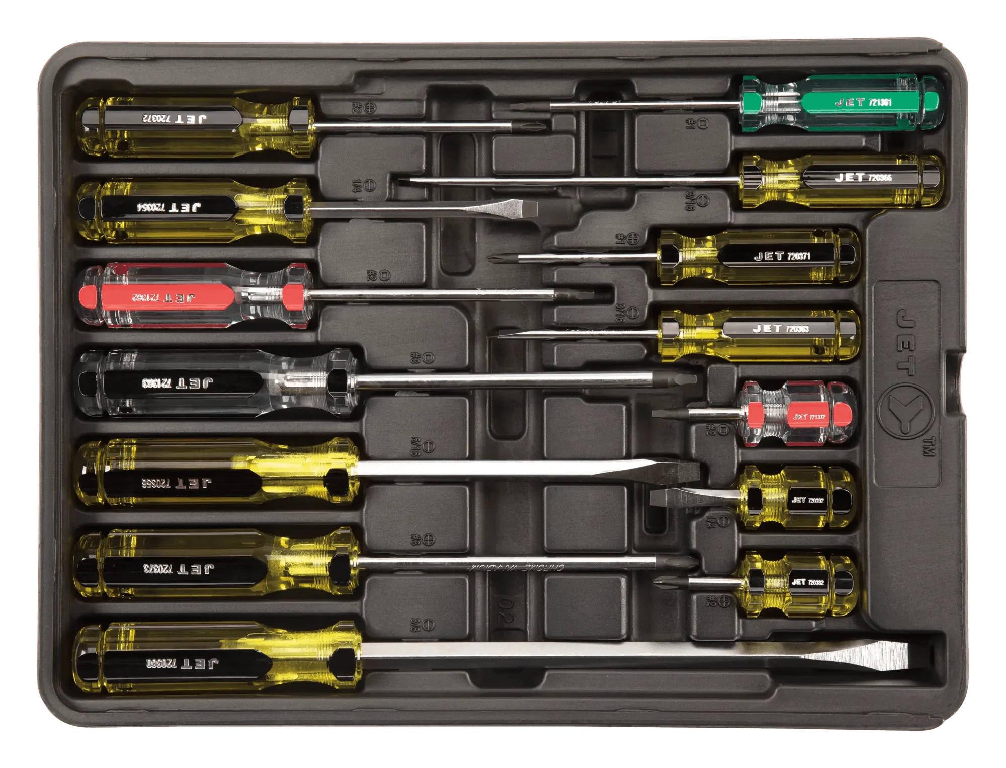 Jet 14 pc. Jumbo Handle Screwdriver Set