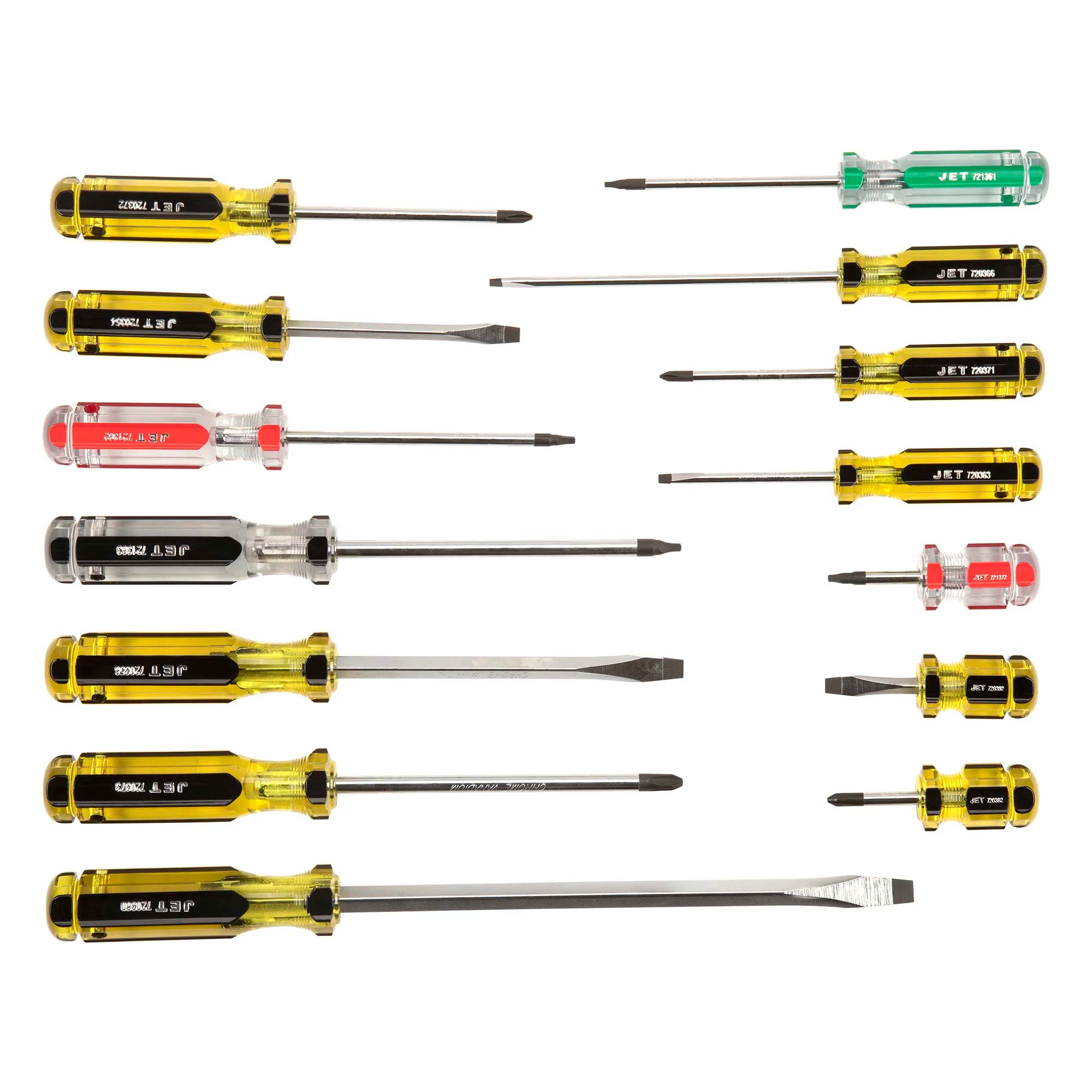 Jet 14 pc. Jumbo Handle Screwdriver Set - Image 2