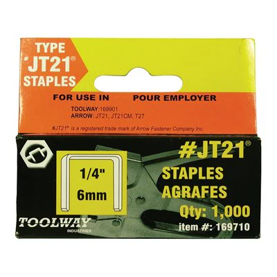 JT-21 Staples 7/16" Crown (5,000PK)
