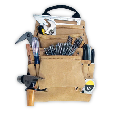 Kuny's 10 Pocket Carpenter'S Nail & Tool Bag