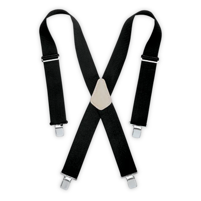 Kuny's Heavy Duty Black Work Suspenders