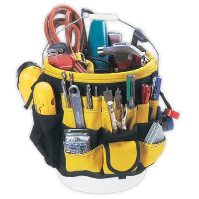 Kuny's 61 Pocket Top Of The Line Bucket Organizer