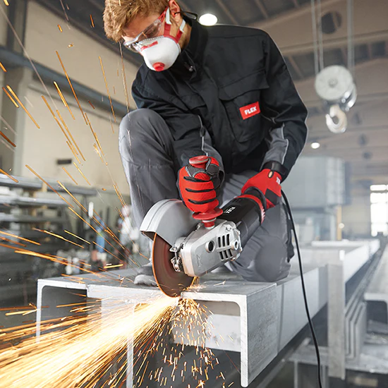 FLEX 15A 9" Large Trigger Switch Corded Angle Grinder - Image 3