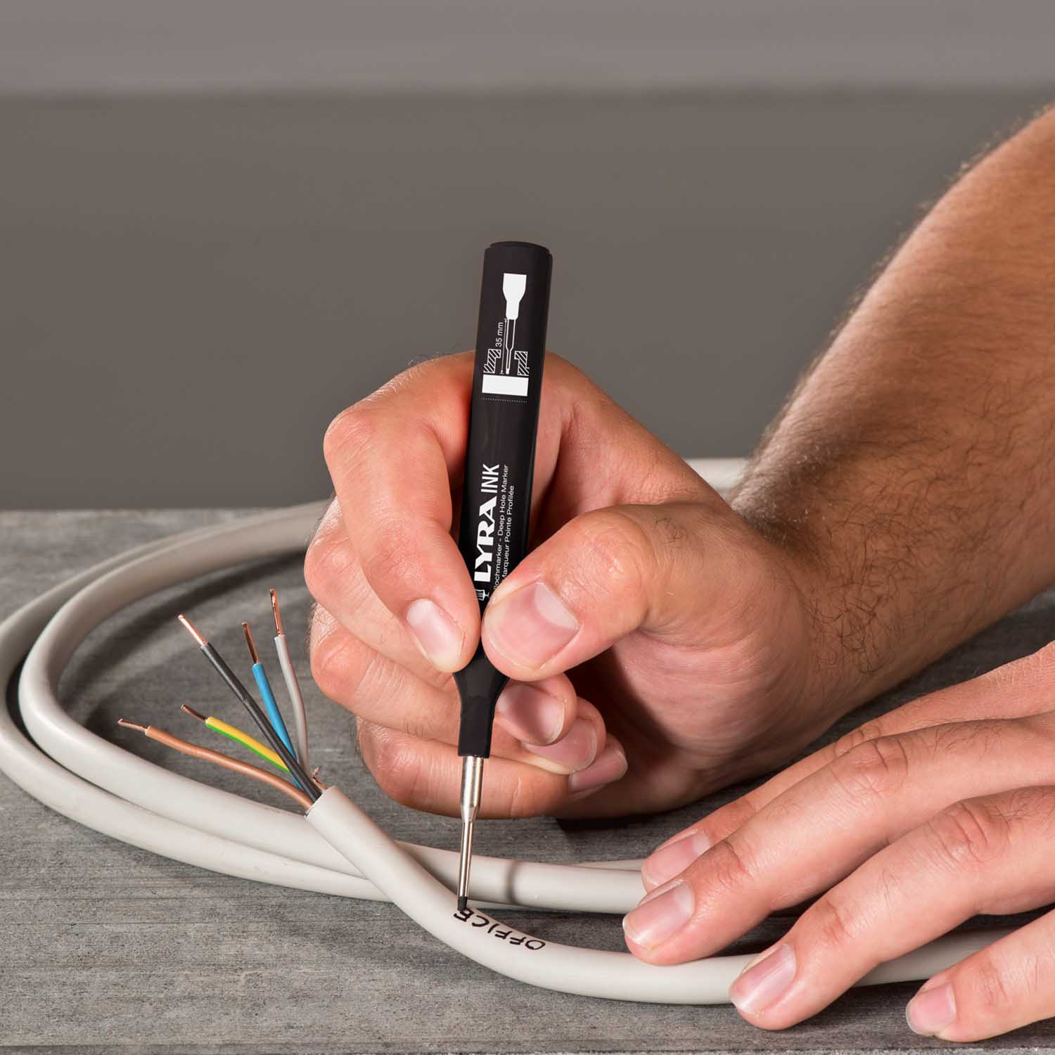 Lyra Ink Profi Deep Hole Marker Permanent 1mm - Image 5