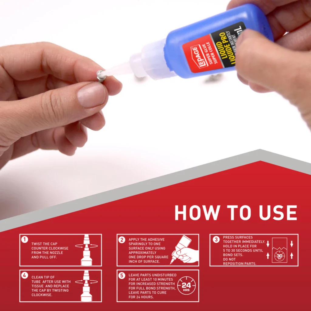 LePage Liquid Pro Super Glue 20mL - Image 5