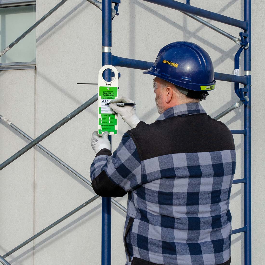 Metaltech Complete Scaffold Inspection Tag (Green) - Image 2