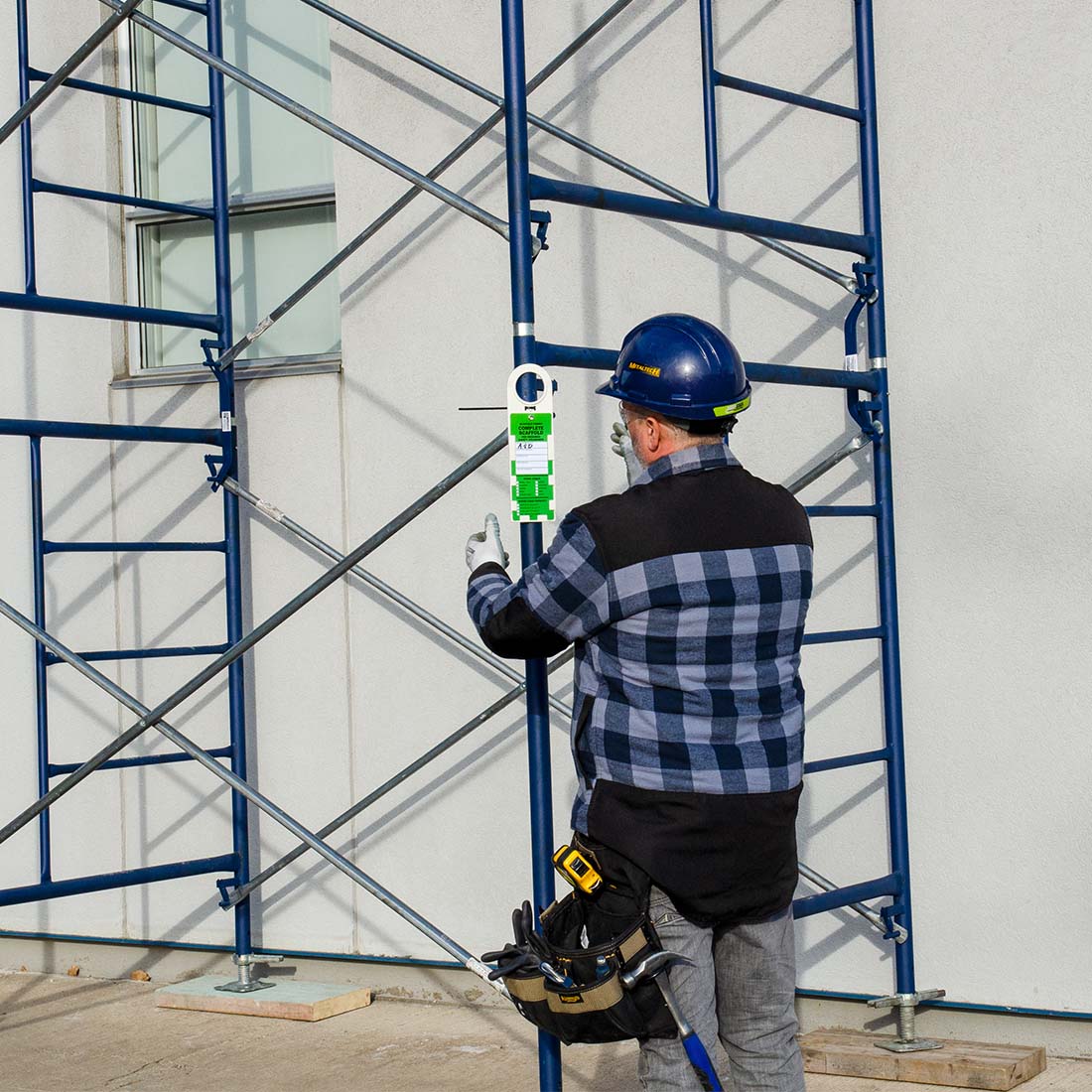 Metaltech Complete Scaffold Inspection Tag (Green) - Image 3