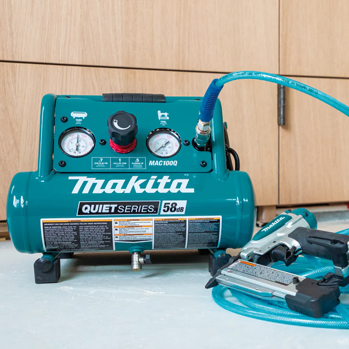 Makita 0.5 HP 1 Gal. Quiet Series Air Compressor - Image 3