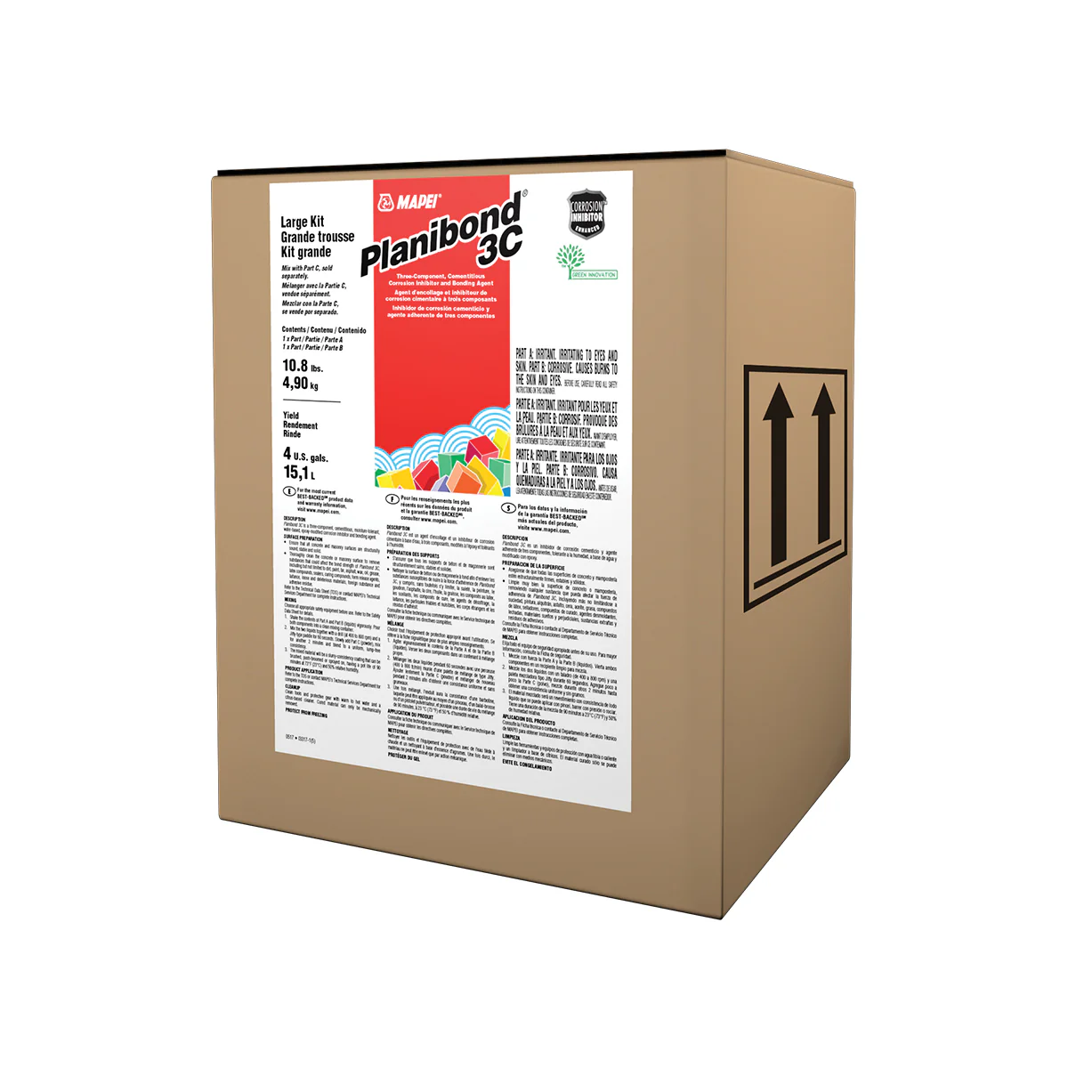 Mapei Planibond 3C Anticorrosion & Bonding Agent (Parts A & B) - 10.8 lbs