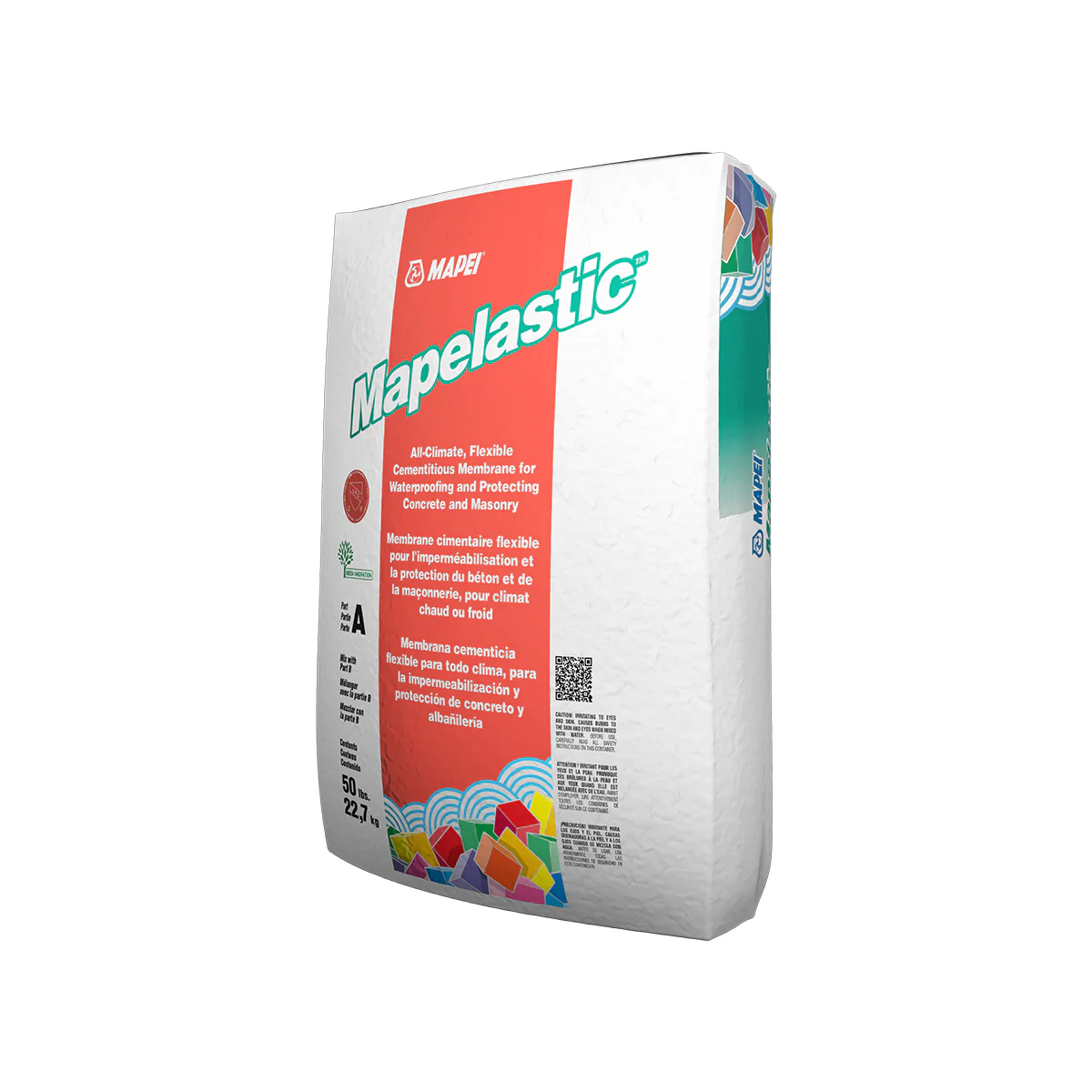 Mapei Mapelastic Cementitious Waterproofing (Part A) - 50 lbs - Image 2