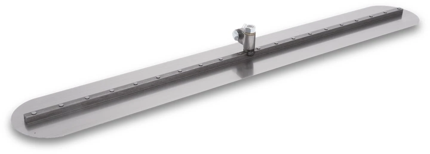 Marshalltown Round End Fresno Trowel w/ All Angle Swivel Attachment - Image 4