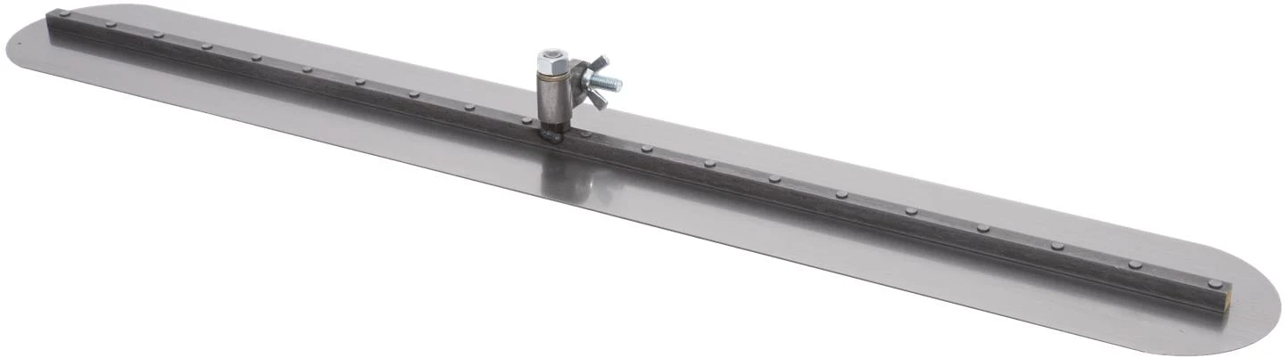 Marshalltown Round End Fresno Trowel w/ All Angle Swivel Attachment - Image 5