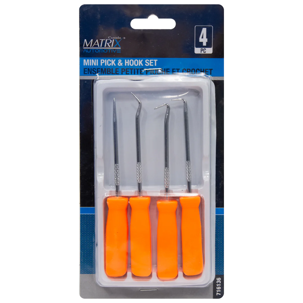 Matrix 4 pc. Mini Pick & Hook Set - Image 2