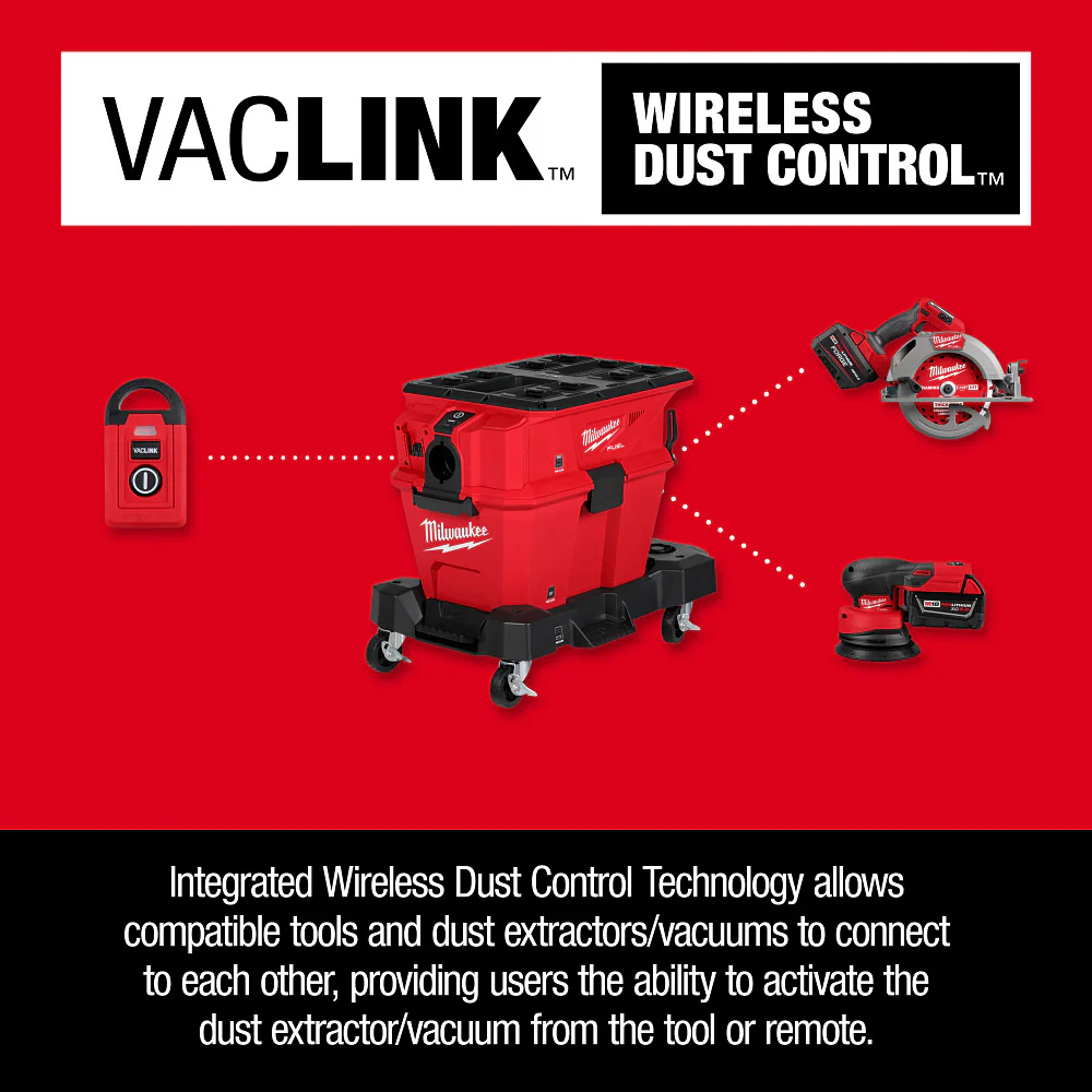 Milwaukee M18 FUEL NEXUS 6 Gal Wet/Dry Vacuum w/ PACKOUT & VACLINK - Image 6