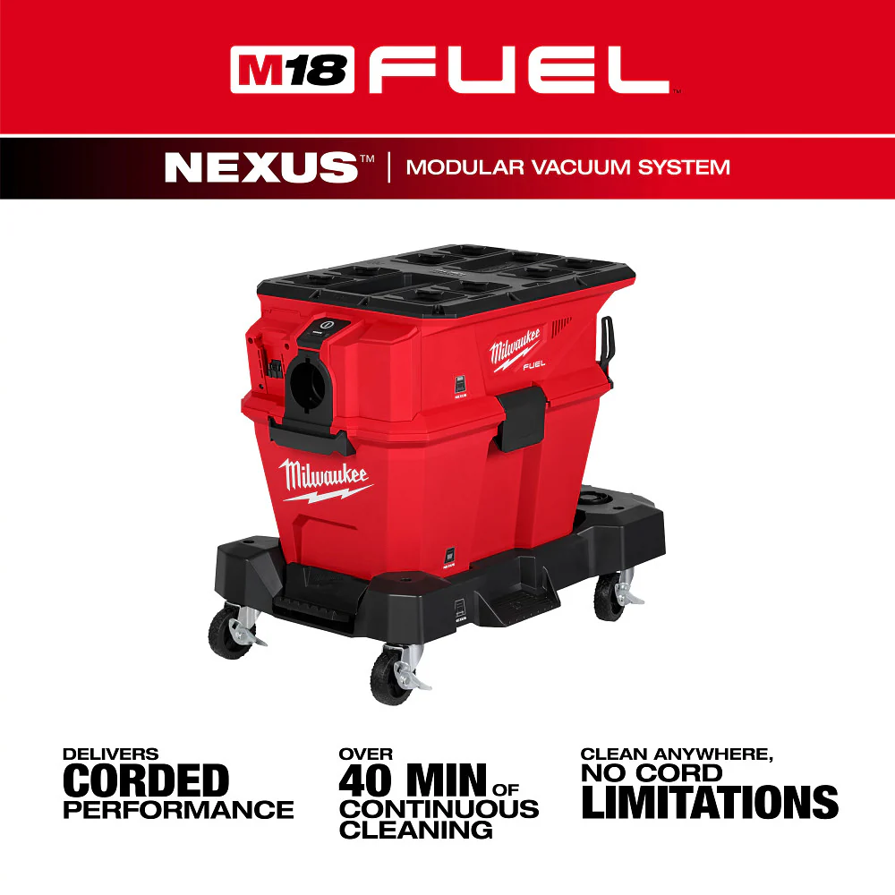 Milwaukee M18 FUEL NEXUS 6 Gal Wet/Dry Vacuum w/ PACKOUT - Image 3