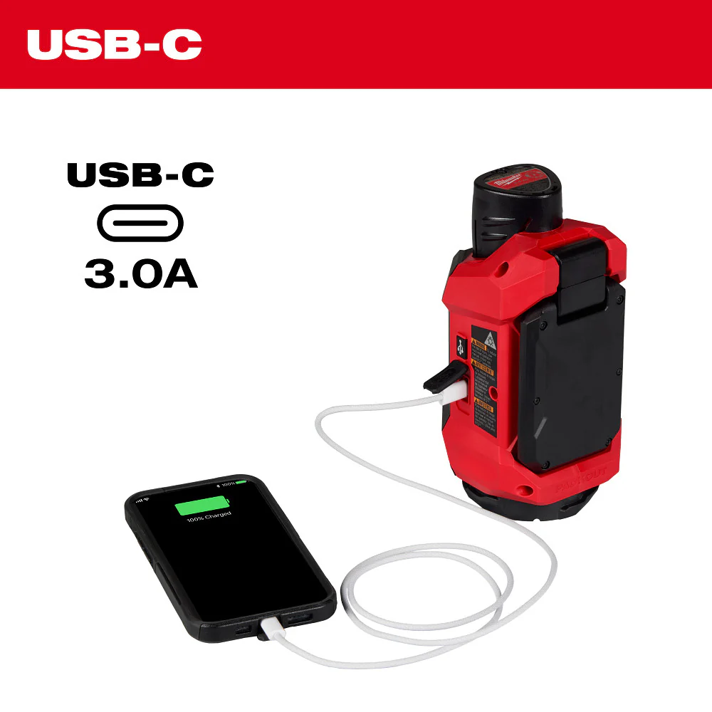 Milwaukee M12 ROVER Multi-Direction PACKOUT Flood Light - Image 11
