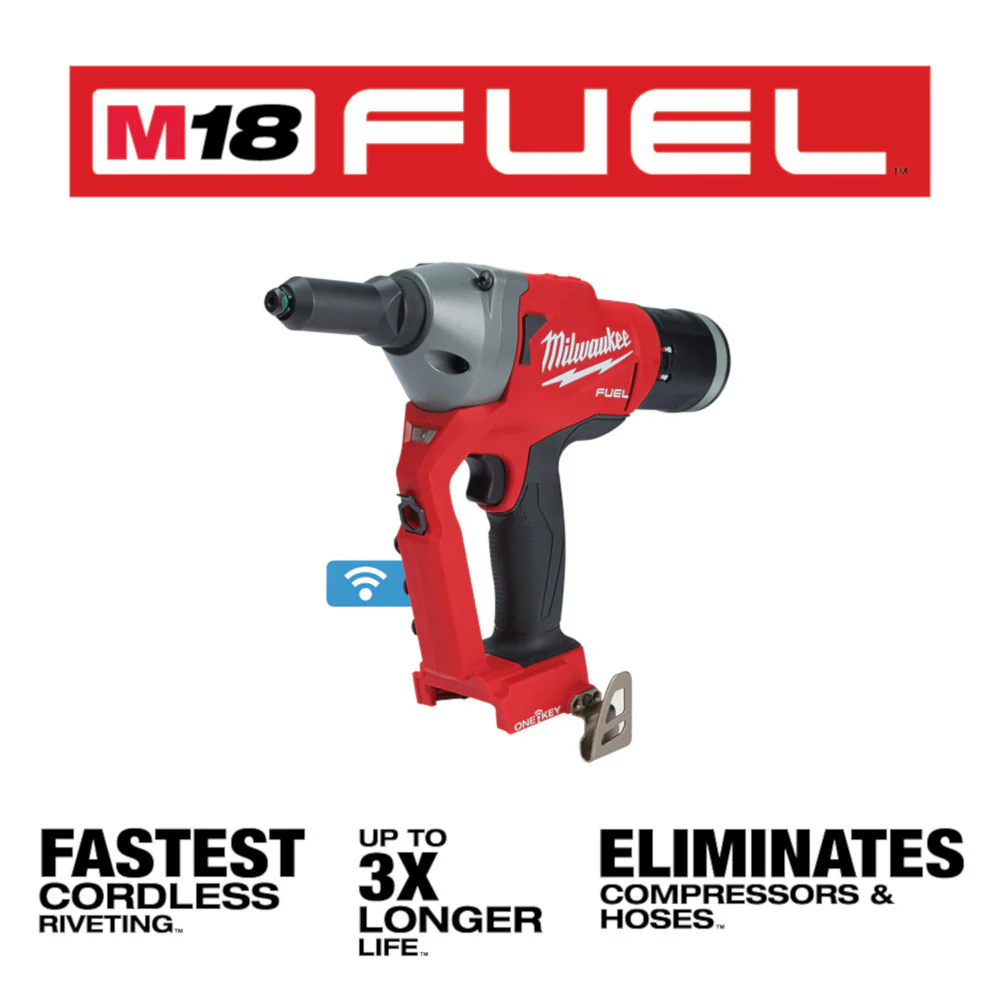 Milwaukee M18 FUEL 1/4" Blind Rivet Tool w/ ONE-KEY - Image 2