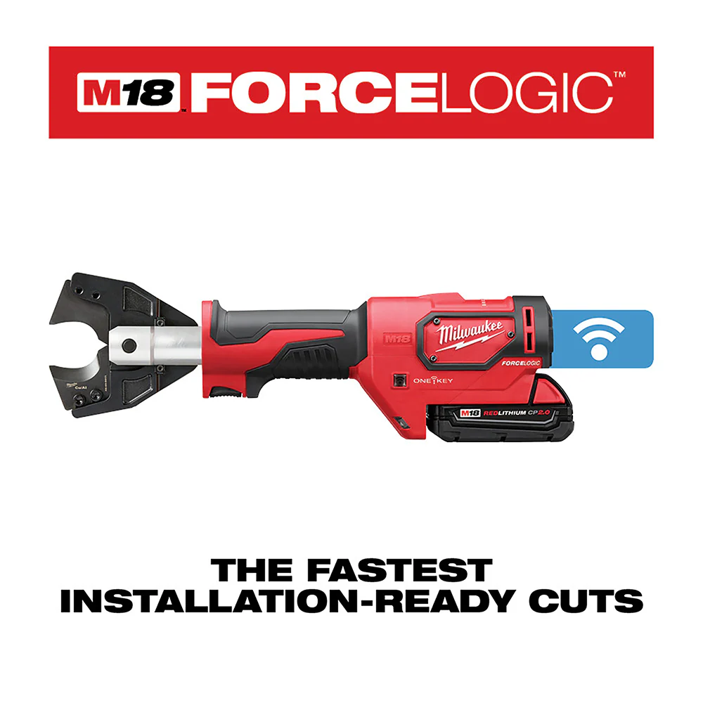 Milwaukee M18 FORCE LOGIC Cable Cutter Kit w/ 750 MCM Cu Jaws - Image 3