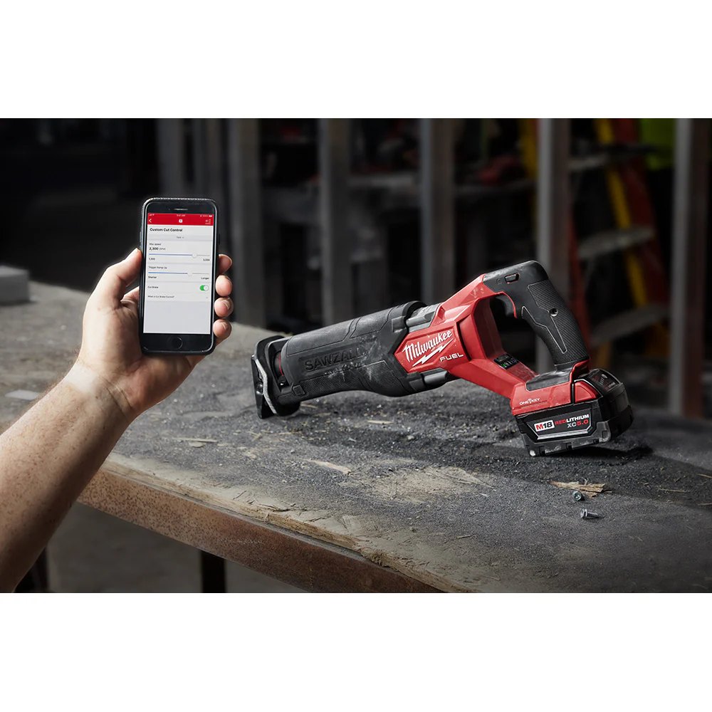 Milwaukee M18 FUEL SAWZALL Recip Saw w/ ONE-KEY - 2 Battery Kit - Image 13