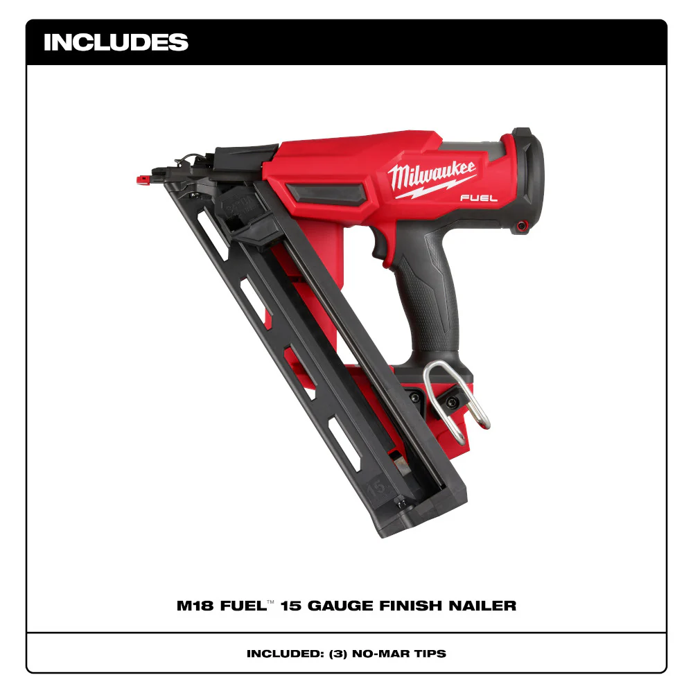 Milwaukee M18 FUEL™ 15 Gauge Finish Nailer - Tool Only - Image 2