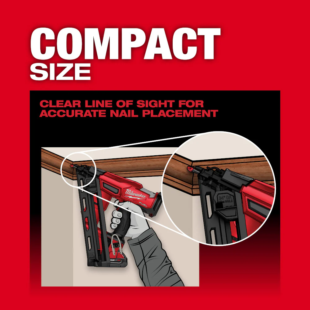 Milwaukee M18 FUEL™ 15 Gauge Finish Nailer Kit - Image 5