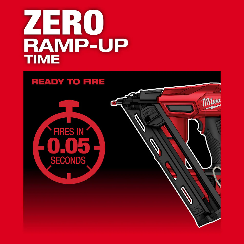 Milwaukee M18 FUEL™ 15 Gauge Finish Nailer Kit - Image 6