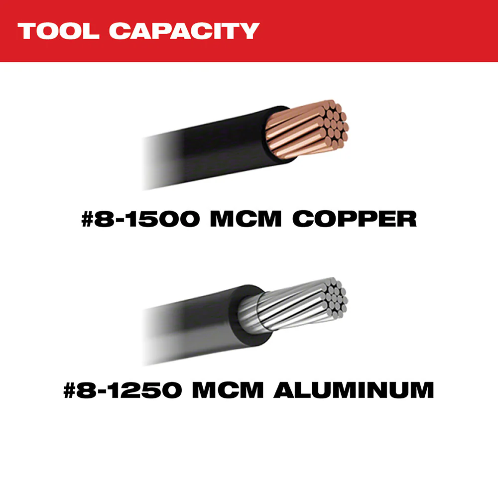 Milwaukee M18 FORCE LOGIC 15T Crimper Kit - Image 4