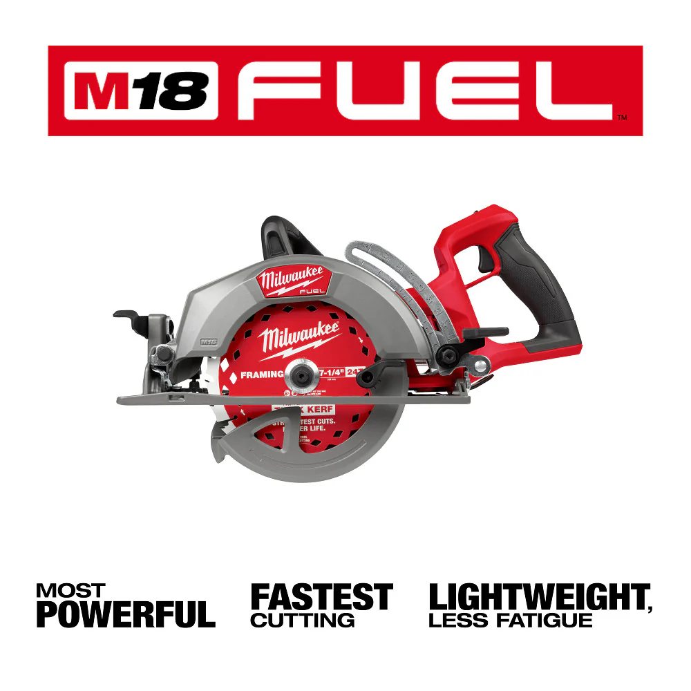 Milwaukee M18 FUEL 7-1/4" Rear Handle Circular Saw - Tool Only - Image 2