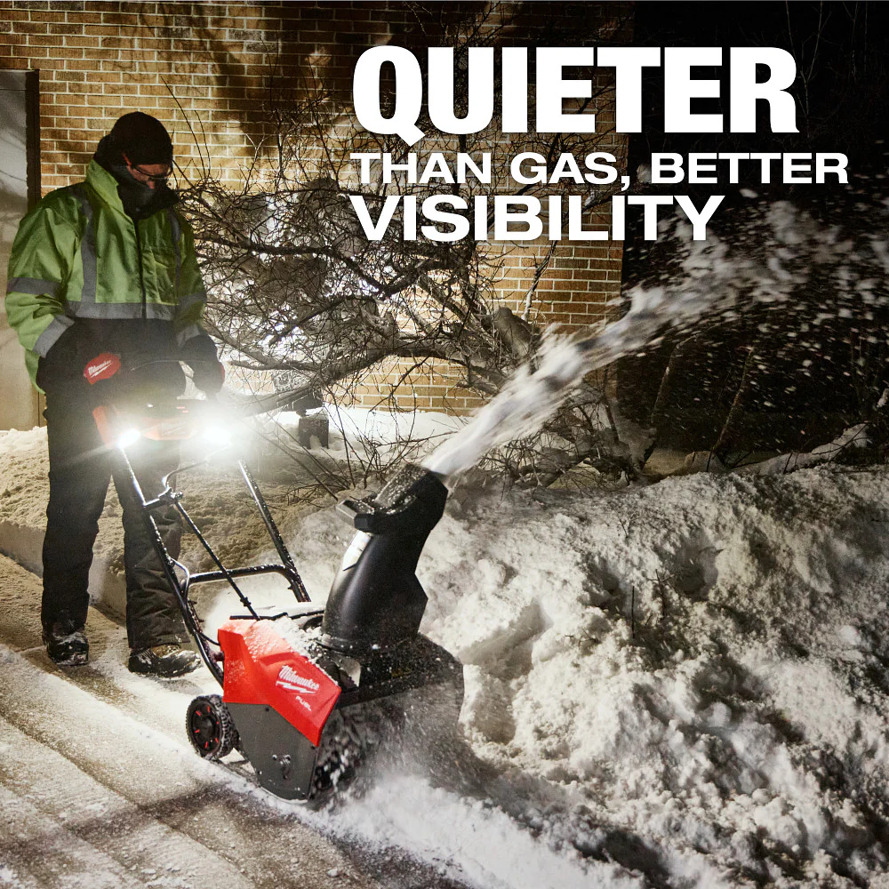 Milwaukee M18 FUEL 21" Auger Propelled Dual Battery Single Stage Snow Blower Kit - Image 10