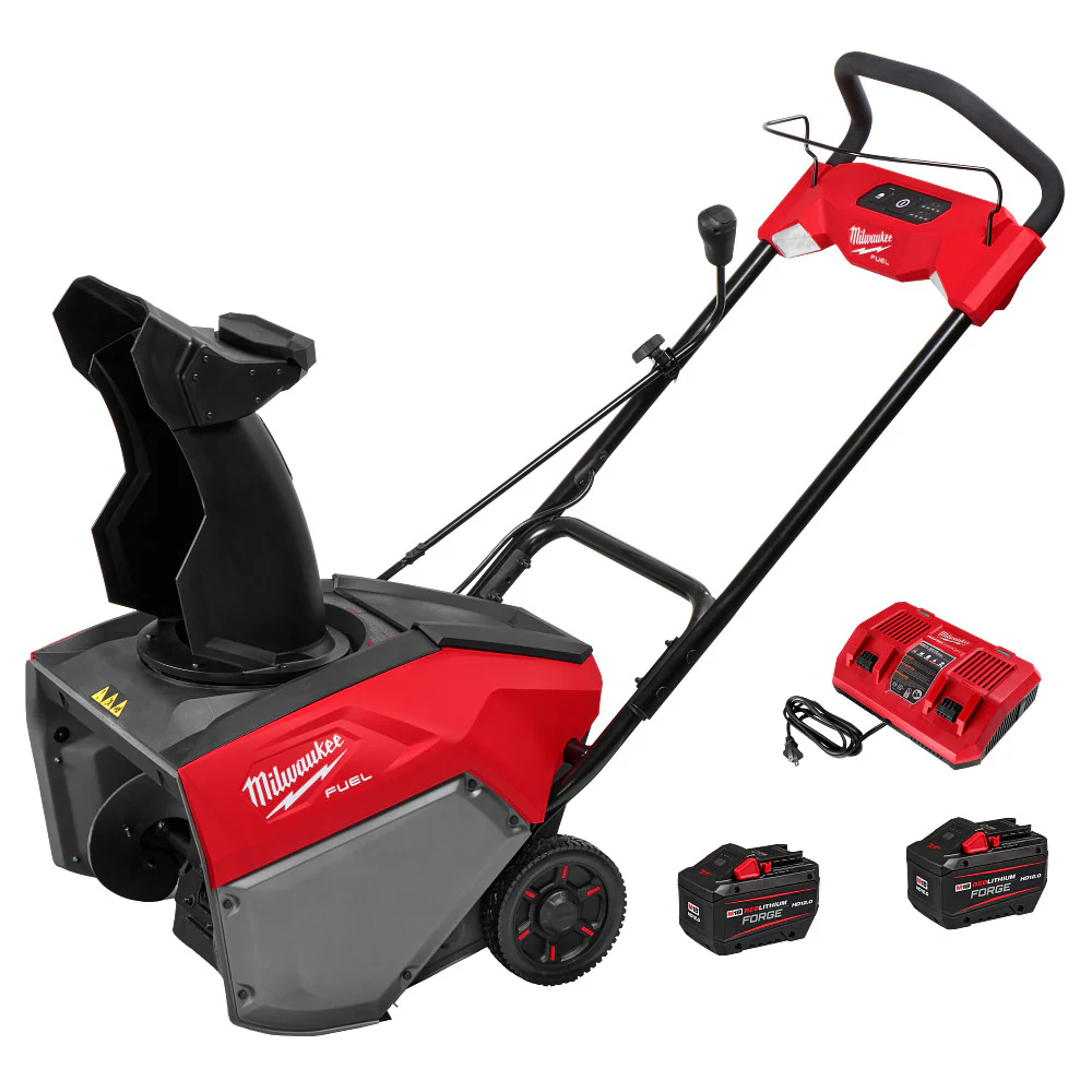 Milwaukee M18 FUEL 21" Auger Propelled Dual Battery Single Stage Snow Blower Kit - Image 16