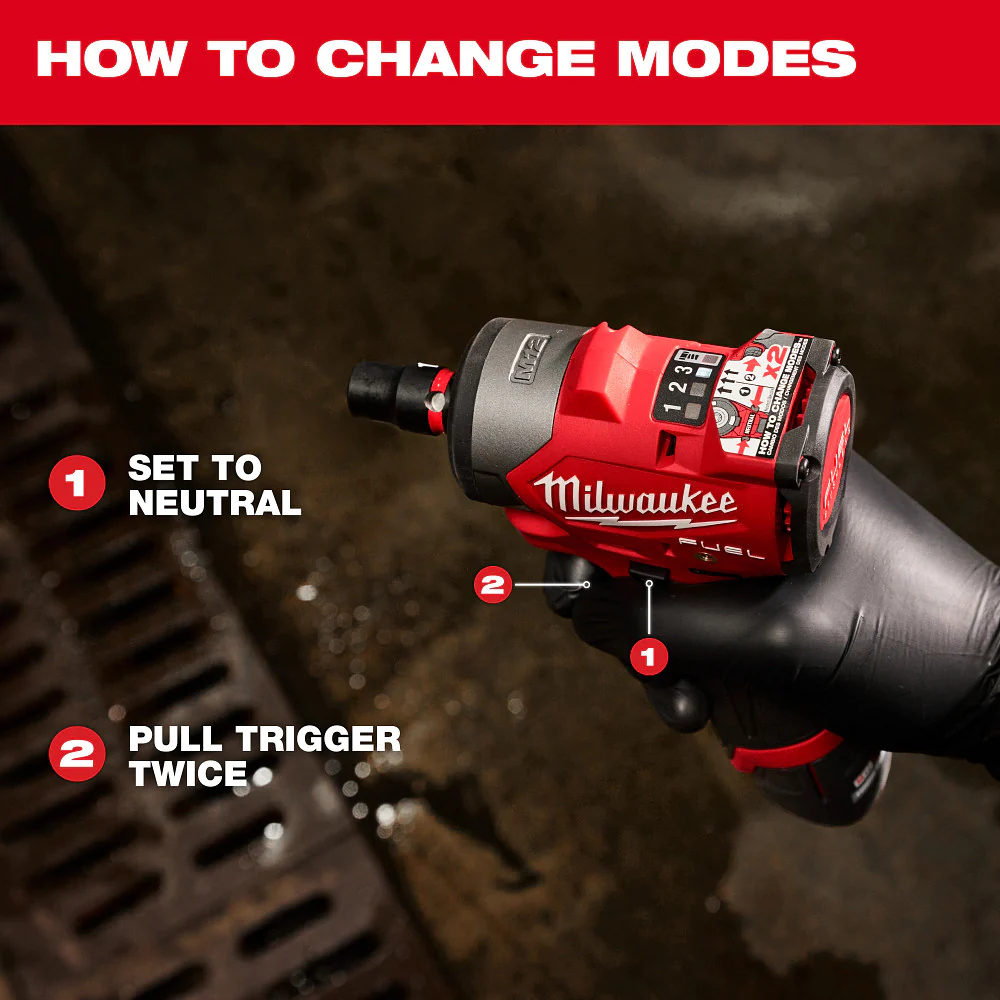 Milwaukee M12 FUEL 1/4" Subcompact Impact Wrench w/ Friction Ring - Tool Only - Image 11