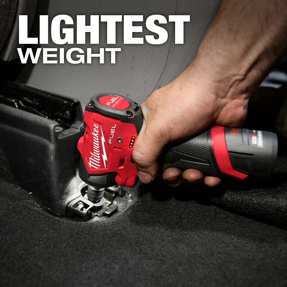 Milwaukee M12 FUEL 1/4" Subcompact Impact Wrench w/ Friction Ring - Tool Only - Image 6