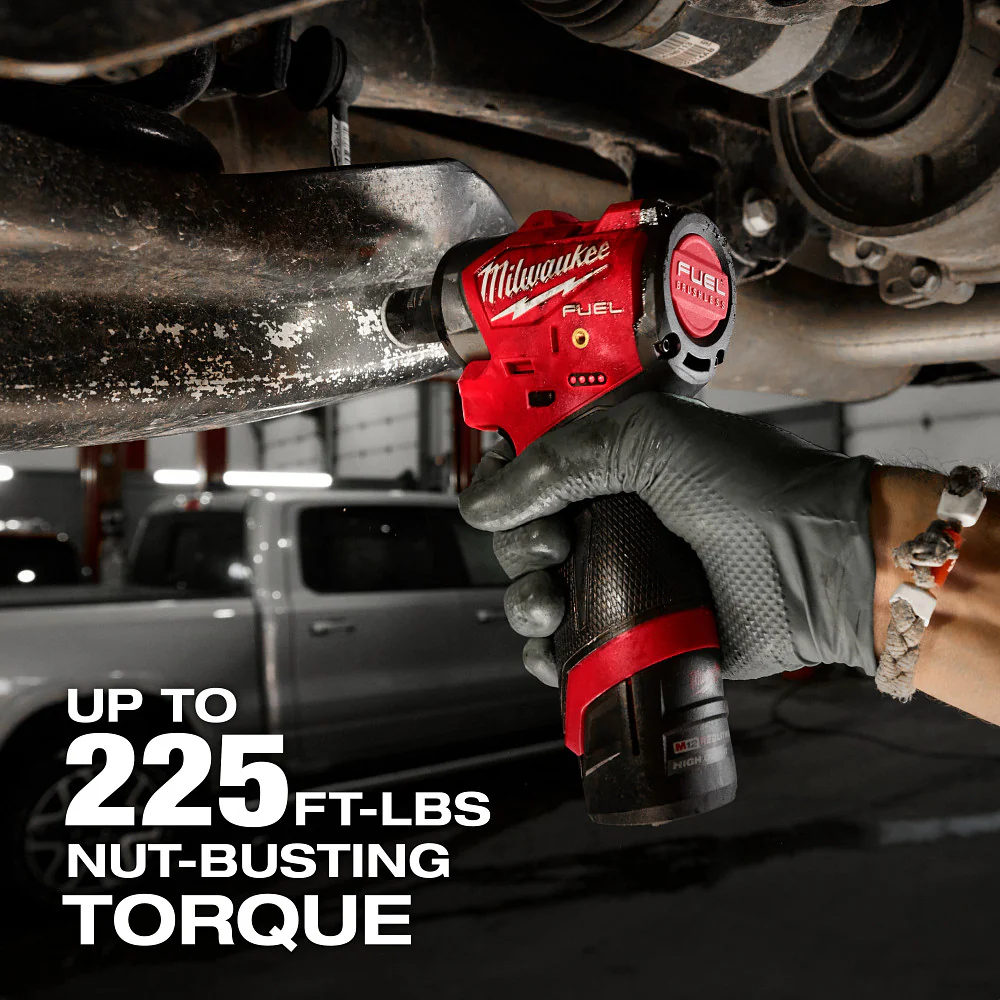 Milwaukee M12 FUEL 3/8" Subcompact Impact Wrench w/ Friction Ring - Tool Only - Image 4