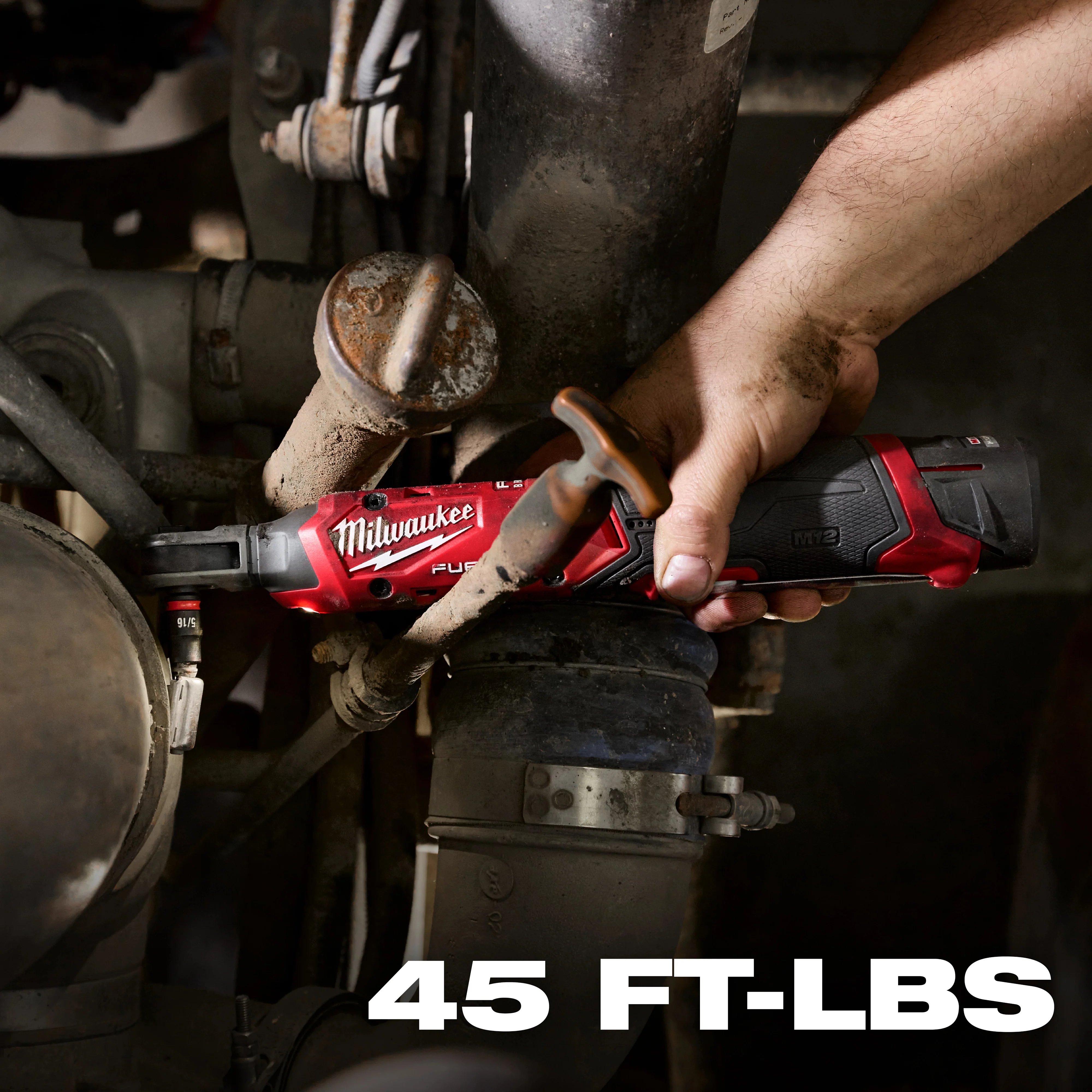 Milwaukee M12 FUEL 1/4" Ratchet - Tool Only - Image 10
