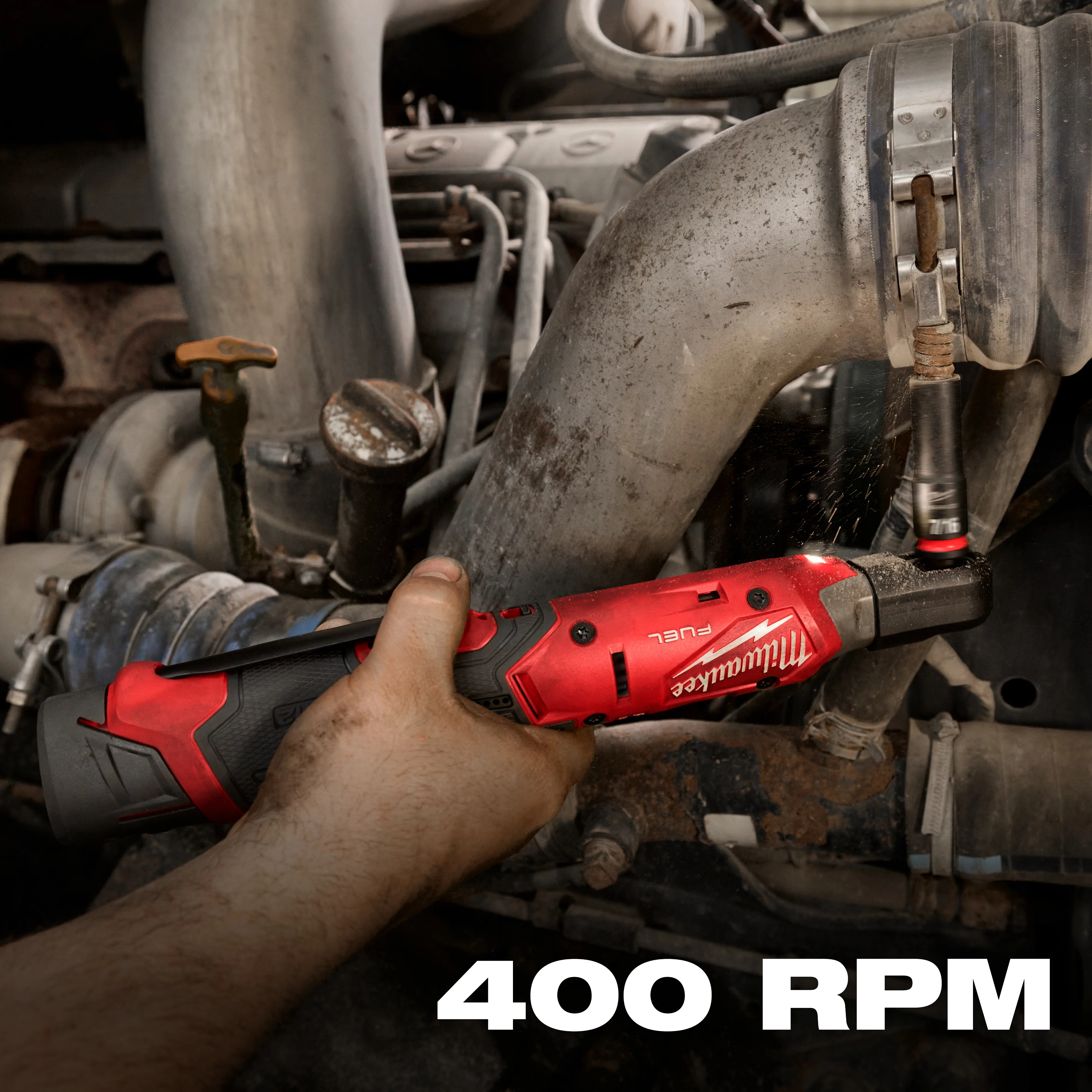 Milwaukee M12 FUEL 3/8" Ratchet Kit - Image 10