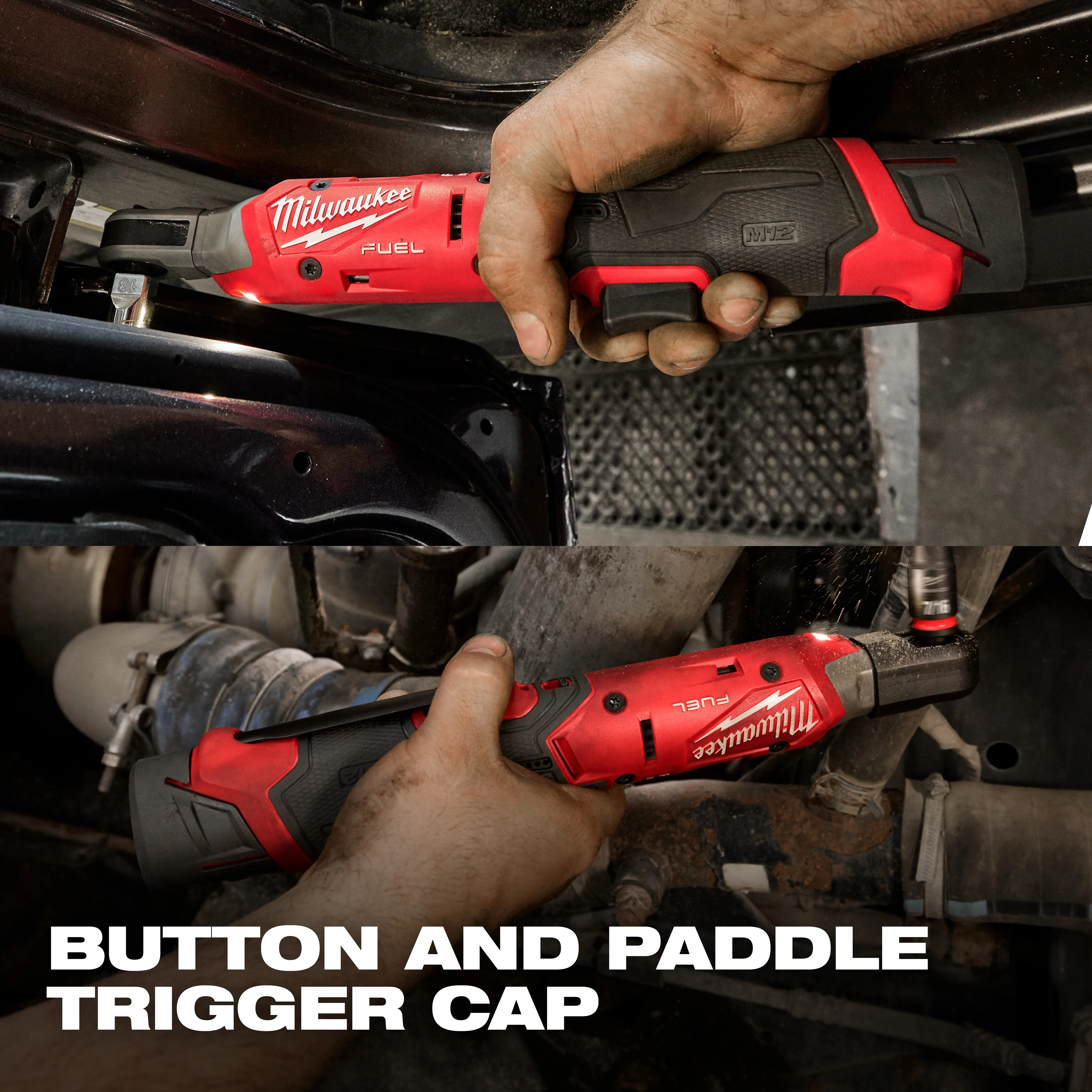 Milwaukee M12 FUEL 3/8" Ratchet Kit - Image 11