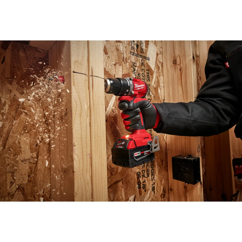 Milwaukee M18 Compact Brushless 1/2" Hammer Drill/Driver - Tool Only - Image 10