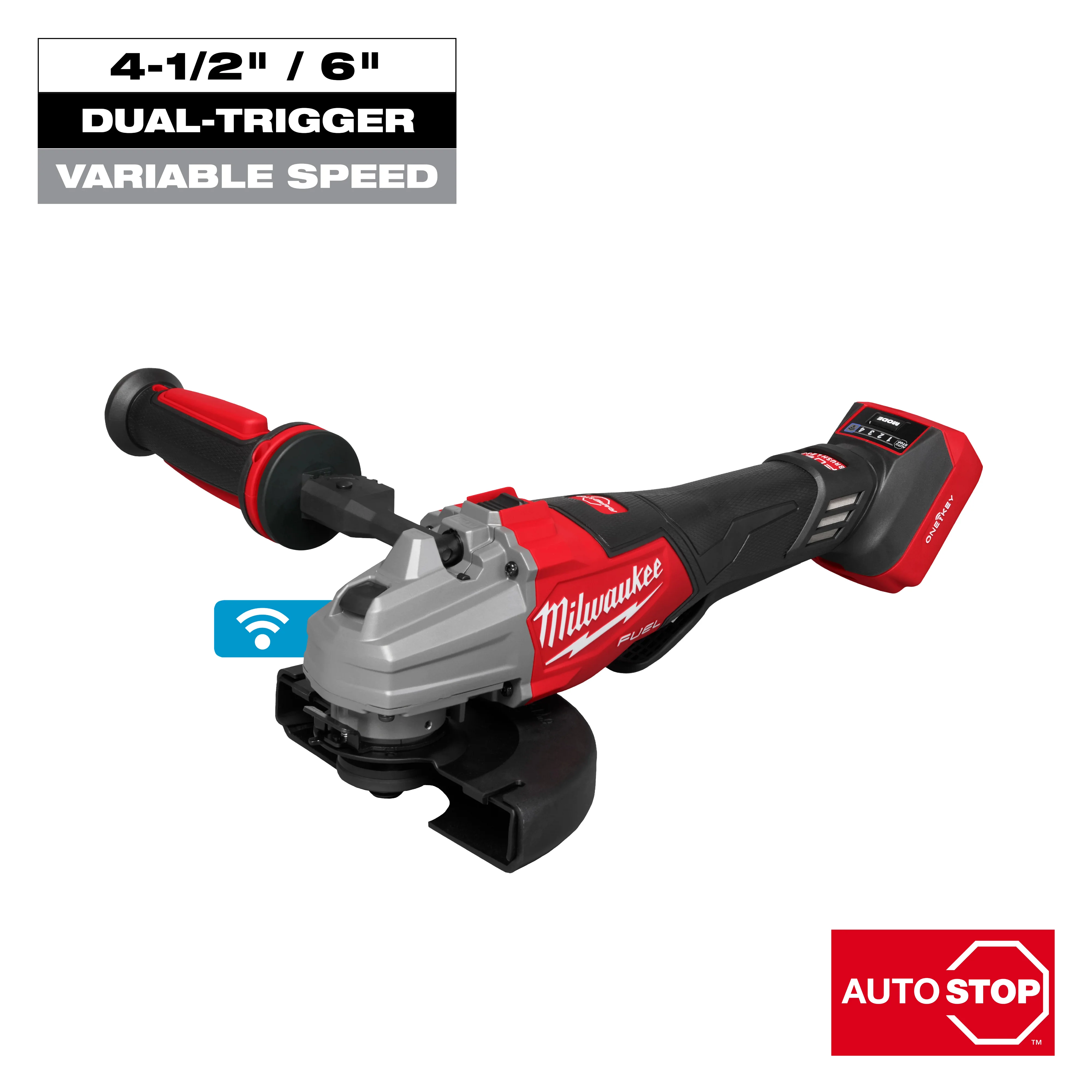 Milwaukee M18 FUEL 4-1/2" - 6" Dual Trigger Braking Grinder w/ Paddle Switch & ONE KEY - Image 2