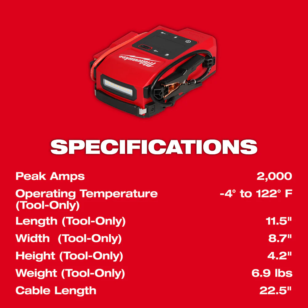 Milwaukee M18 HOTSHOT Jump Starter - Image 18
